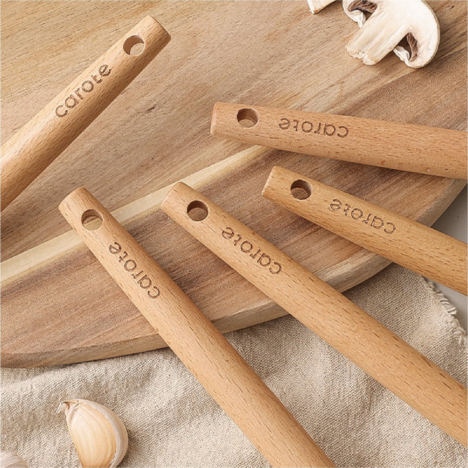 Professional Grade 17-Piece Silicone and Wood Cooking Utensil Set, Heat-Resistant, Safe for Nonstick Cookware - Professional Kitchen Tool for Culinary Enthusiasts Detail