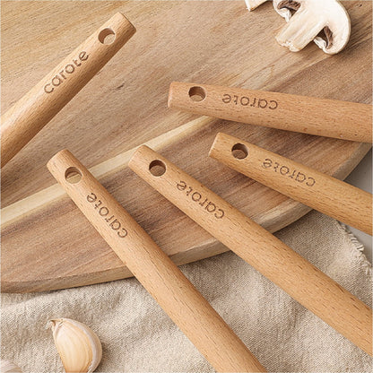 Professional Grade 17-Piece Silicone and Wood Cooking Utensil Set, Heat-Resistant, Safe for Nonstick Cookware - Professional Kitchen Tool for Culinary Enthusiasts Detail