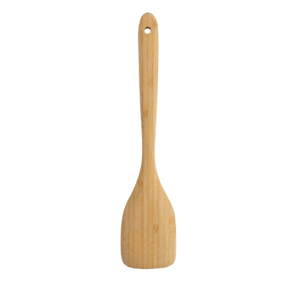 Durable Steel Bamboo Turner, Crafted , Cooking and Kitchen, 12.99 x 2.67 x 0.59 inch. - Multi-Purpose Hand Tool for Daily Meal Prep Detail