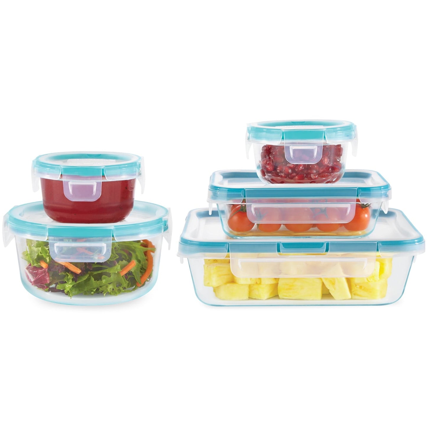 Sweet Treat Shaped Glass Storage Set, 10 Piece - Deliciously Soft Cupcake Sensory Glob Detail