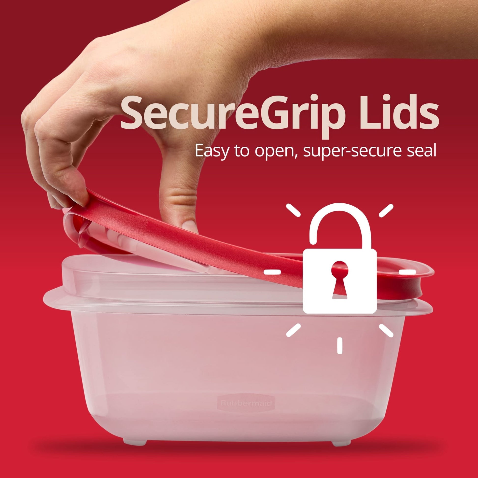 Fun Food Fidget 3.57-Cup (2) and 5.26-Cup EasyStore Rectangle Containers, 3 Pack, Food Storage Containers, Food Storage Containers wi... - Deliciously Soft Cupcake Sensory Glob Detail
