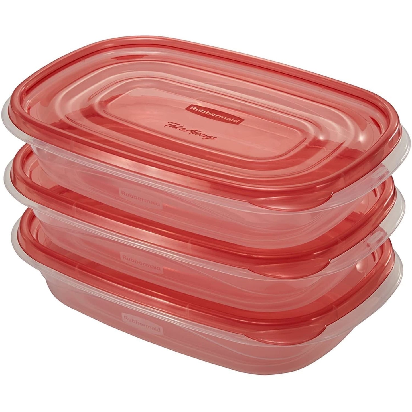 Playful Geometric 4.0-Cup Rectangle Food Storage Containers, Ruby Red, 3 pack - Playful Star & Heart Shaped Geometric NeeDoh Detail