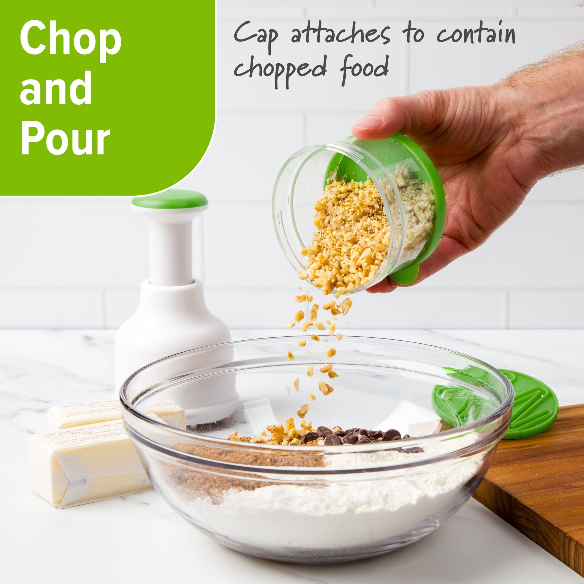 Ergonomic Manual Food Chopper - Multi-Functional Manual Food Chopper & Slicer Detail