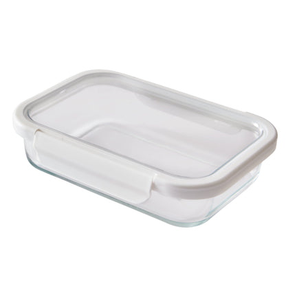 Playful Geometric 2.3Cup Rectangle Glass Food Storage Container with Tritan Lid. Set of 2, 4 Pieces, Best Used f... - Fun Food Fidget Cookie Squishable Toy Detail