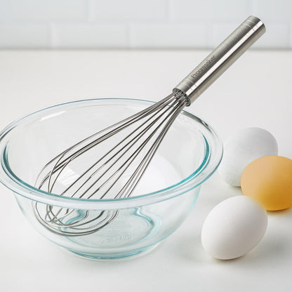 Ergonomic Manual 10" Stainless Steel Balloon Whisk - Innovative Kitchen Helper for Modern Cooking Detail
