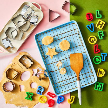 Time-Saving Metal Shaped Cookie Cutters Set, 14 Pieces - Innovative Kitchen Helper for Modern Cooking Detail