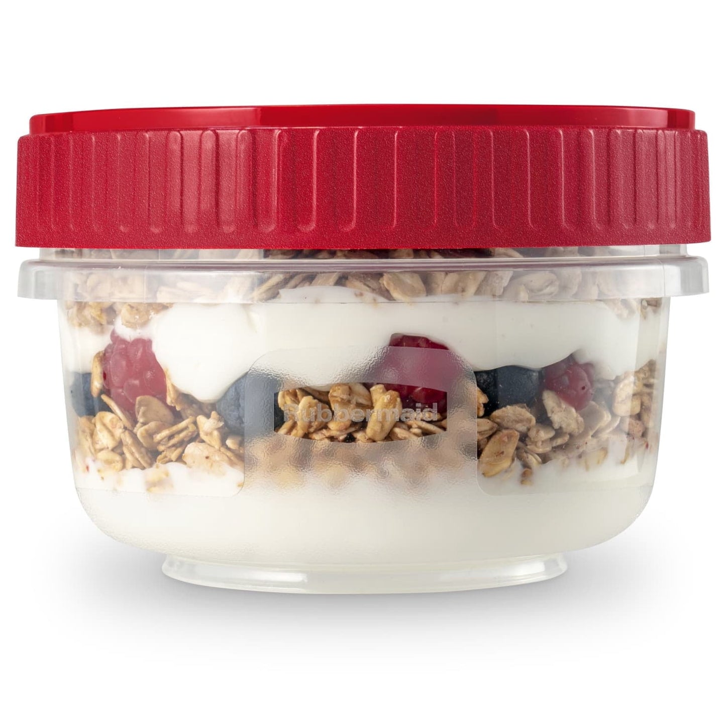 Playful Geometric (3 pack) & Seal 1.6-Cup Food Storage Containers, Ruby Red, 3 pack - Fun Food Fidget Cookie Squishable Toy Detail