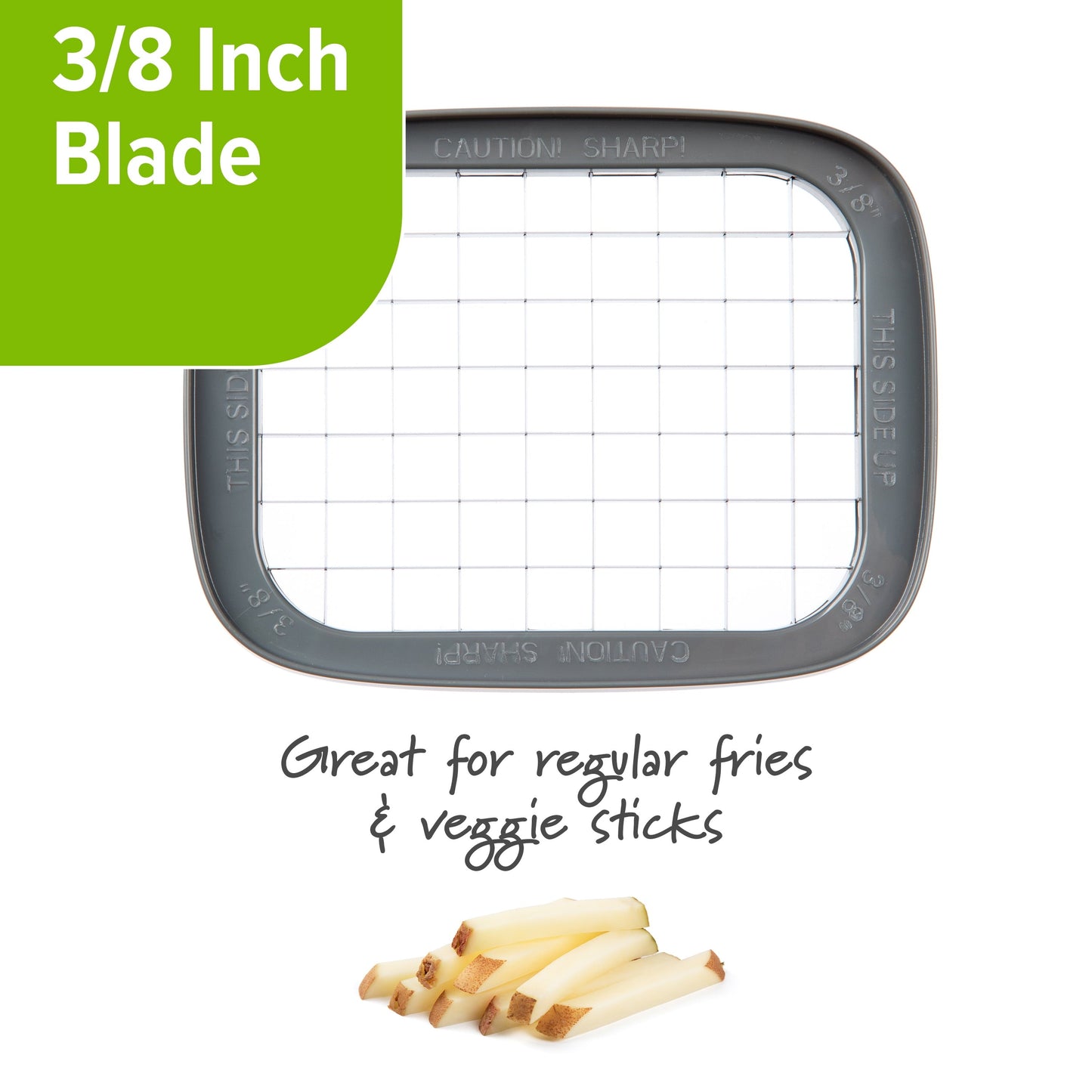 Innovative 3-in-1 Deluxe French Fry Cutter - Kitchen Gadget Tool for Quick Food Prep Detail
