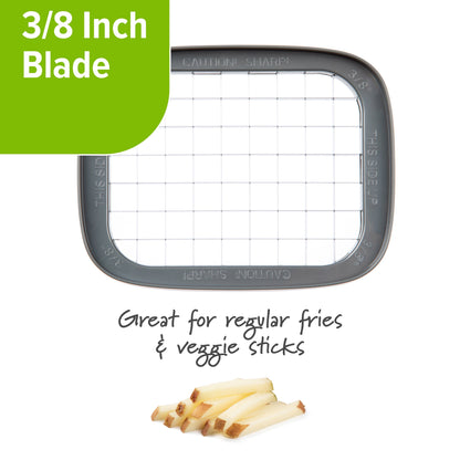 Innovative 3-in-1 Deluxe French Fry Cutter - Kitchen Gadget Tool for Quick Food Prep Detail