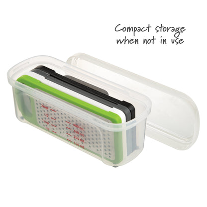 Innovative Compact Grate & Slice Set - Kitchen Gadget Tool for Quick Food Prep Detail