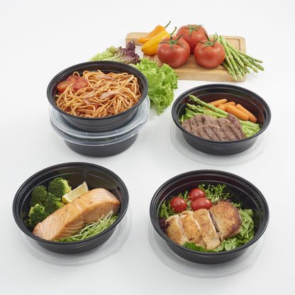 Sweet Treat Shaped 5-Pack Round Meal Prep Containers with Lids, 1L, BPA-Free, Microwave & Dishwasher Safe, Ideal Use for Meal ... - Deliciously Soft Cupcake Sensory Glob Detail