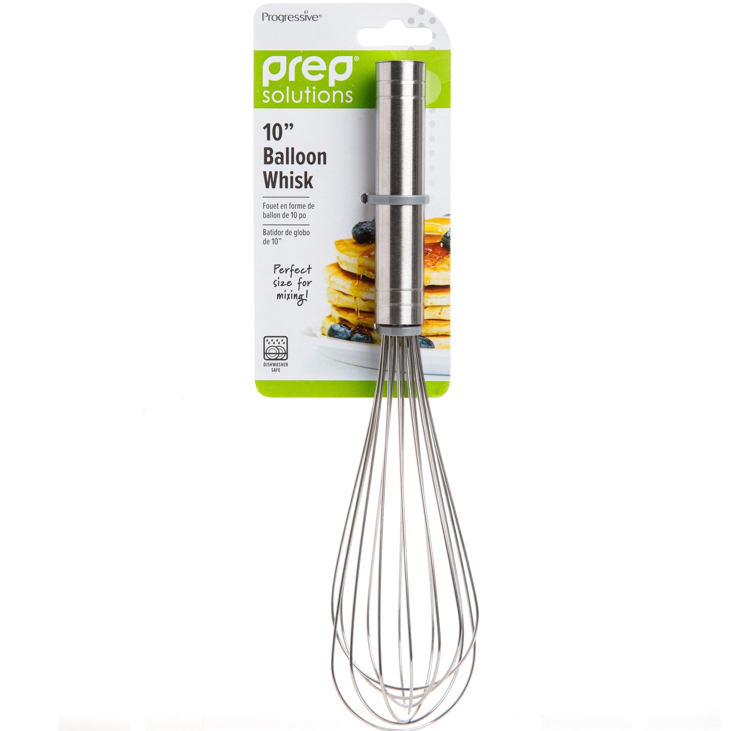 Ergonomic Manual 10" Stainless Steel Balloon Whisk - Innovative Kitchen Helper for Modern Cooking Detail