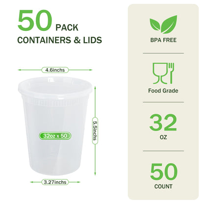 Fun Food Fidget 32oz Deli Containers with Lids 50 Sets, Food Storage Containers with Lids, Soup Containers with Lids, Stackable Plast... - Playful Star & Heart Shaped Geometric NeeDoh Detail