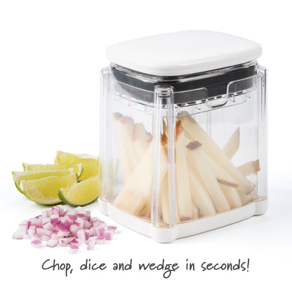 Innovative 3-in-1 Deluxe French Fry Cutter - Kitchen Gadget Tool for Quick Food Prep Detail