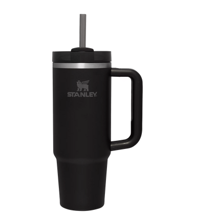 Car-Cup Friendly The Quencher H2.0 Flowstate Tumbler | Stanley Create D331C - FlowState 3-Position Lid Insulated Travel Mug - Black